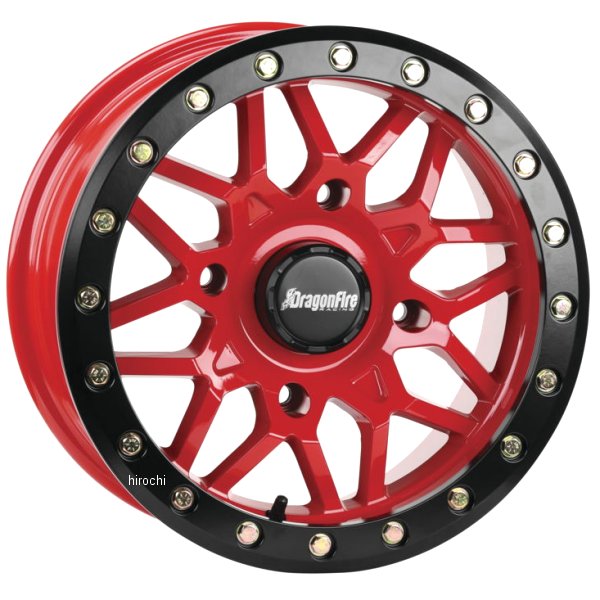 【USA在庫あり】 ドラゴンファイアー DragonFire タイホン ホイール15×6 4/137+40 赤 dfr523207 HD店