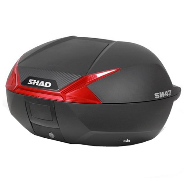 Shard - 【メーカー在庫あり】 シャッド SHAD SH47 トップケース 汎用 レッド カーボン D0B47206 HD店