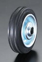 【メーカー在庫あり】 エスコ ESCO 100x30mm 車輪 ラバータイヤ・スチールリム・ローラーベアリング 000012067217 HD店