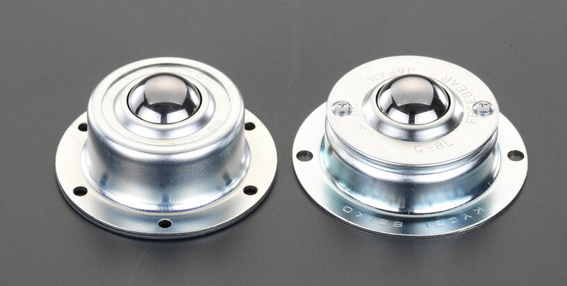 【メーカー在庫あり】 エスコ ESCO 76.0x31.0mm ボールキャスター スチール製 0000...