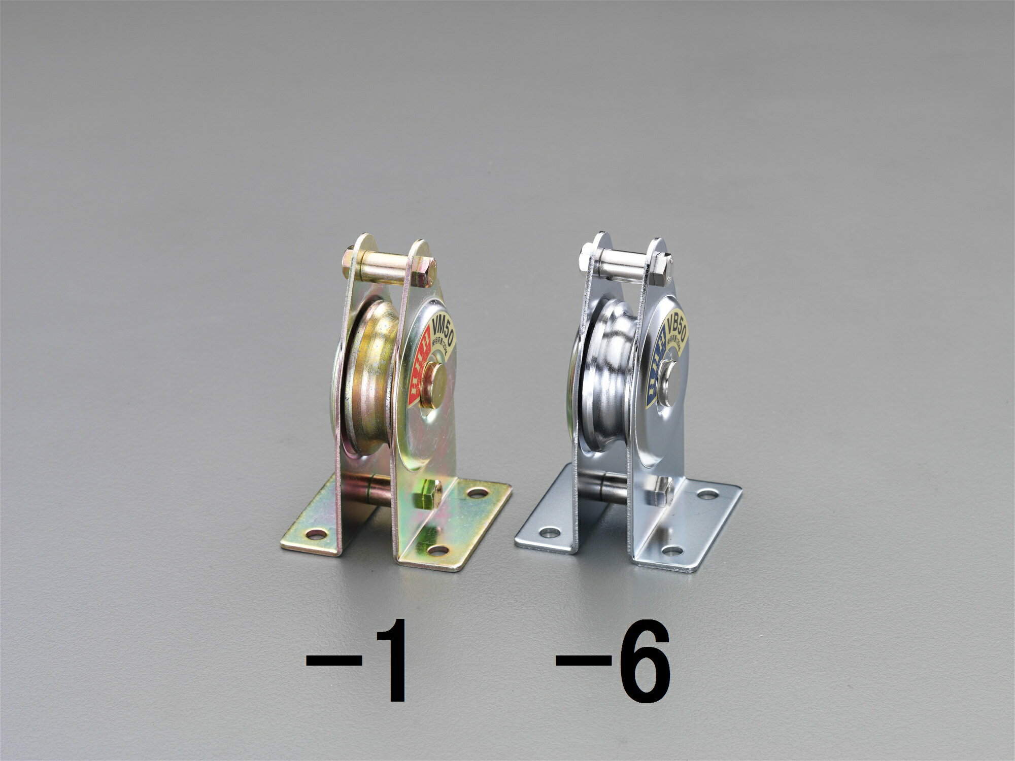 【メーカー在庫あり】 エスコ ESCO 50mm/125kg 縦型固定滑車 000012245435 HD店