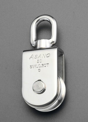 【メーカー在庫あり】 エスコ ESCO 75mm サンマブロック ステンレス製/ステンレス車 000012094311 HD