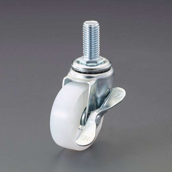 【メーカー在庫あり】 エスコ ESCO φ100mm 自在キャスター(ナイロン車/ブレーキ付) 000012346185 HD店