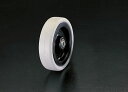 【メーカー在庫あり】 エスコ ESCO 75x25mm 車輪 ラバータイヤ・ナイロンリム・ボールベアリング 000012065742 HD