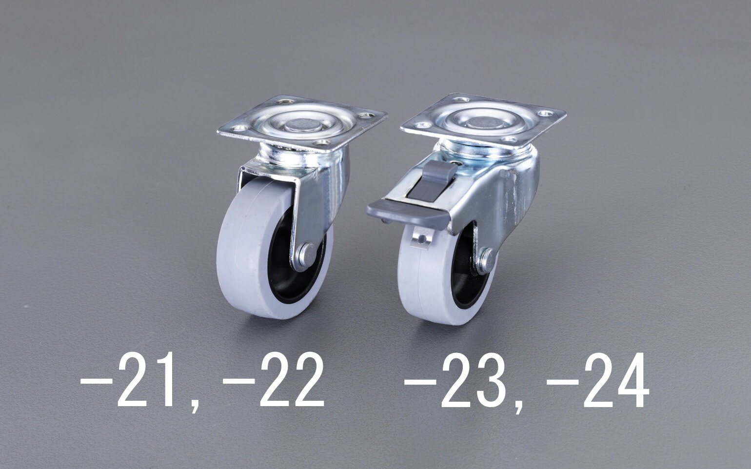 ●仕様:自在●ストッパー有無:有り●ベアリング:プレーンベアリング●材質:金具:スチール（亜鉛メッキ仕上げ）、車輪:合成ゴム●耐荷重:35kg●車輪径（D）×幅（C）:φ50mm×18.5mm●全高（H）:67.5mm●取付ピッチ（E×G）:33×33mm●プレートサイズ（A×B）:47×47mm●ねじサイズ（F）:φ5.5mm●偏心（L）:18.5mm●サイズ（S）:1.5mm●重量:160g車輪に耐油性はありません。000012250876 HD　