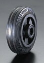 【メーカー在庫あり】 エスコ ESCO 355x75mm 車輪 ラバータイヤ・PPリム・ローラーベアリング 000012067195 HD店