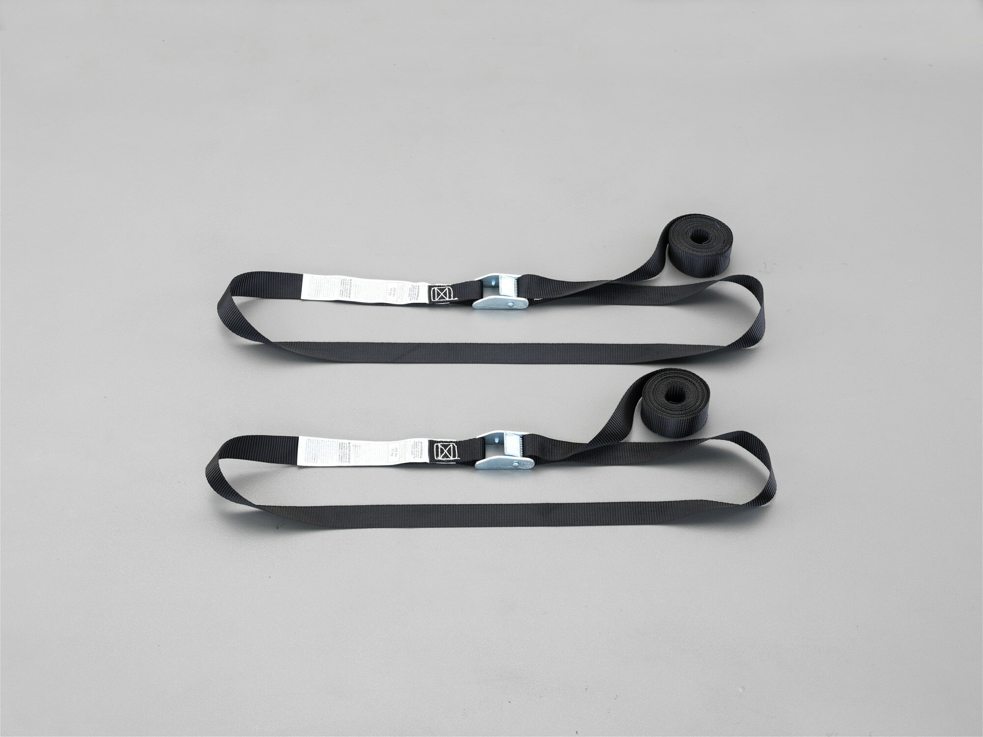 ●使用荷重:90kg●ベルトの長さ:4.0m●バックル長さ:約5cm●ベルト幅:25mm●ベルト材質:ポリエステル●重量:約220g（2本）●色:黒●入数:2本000012246703楽天 HD店　