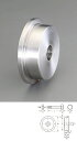 【メーカー在庫あり】 エスコ ESCO 100mm 戸車車輪 レール型・重量用・ステンレス製 000012233274 HD店