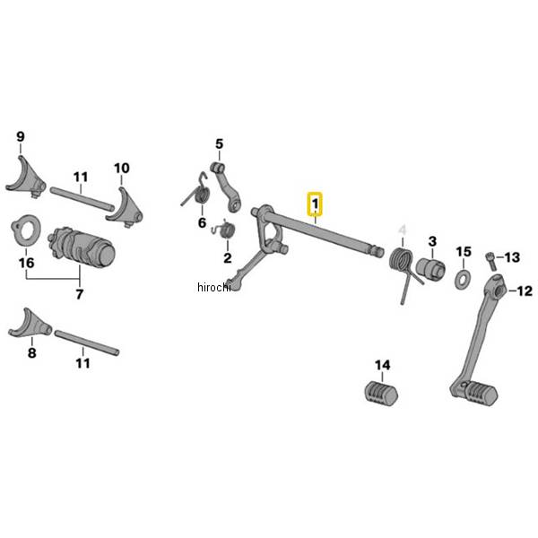 BMW純正 セレクター シャフト 23007700236 HD店