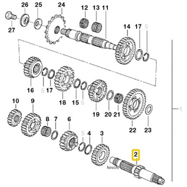 BMW純正 レイシャフト 23007700267 HD店
