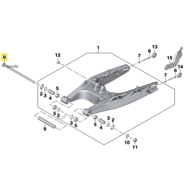 BMW純正 スイング アーム ピボット 33358554127 HD店