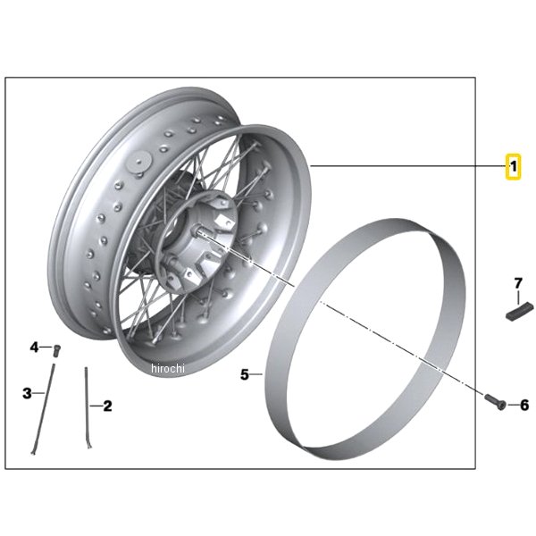 BMW純正 R スポークホィール、黒 36318569539 HD店