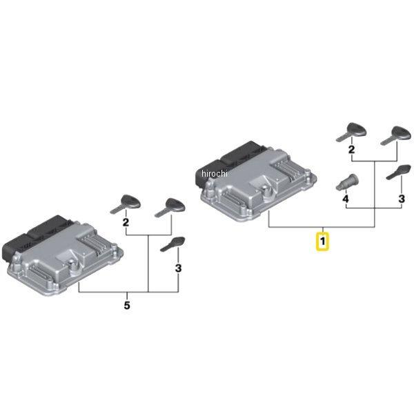 BMW純正 BMSK CU 付き同一キー セット(Code) 51258528812 HD店