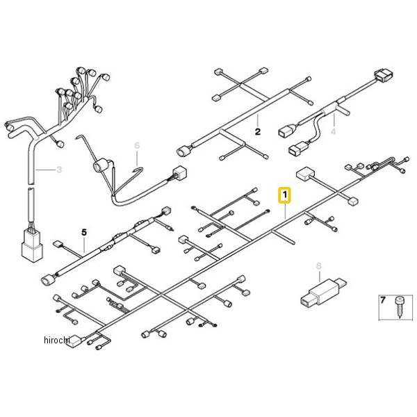 BMW純正 メイン ワイア ハーネス 61118552923 HD店