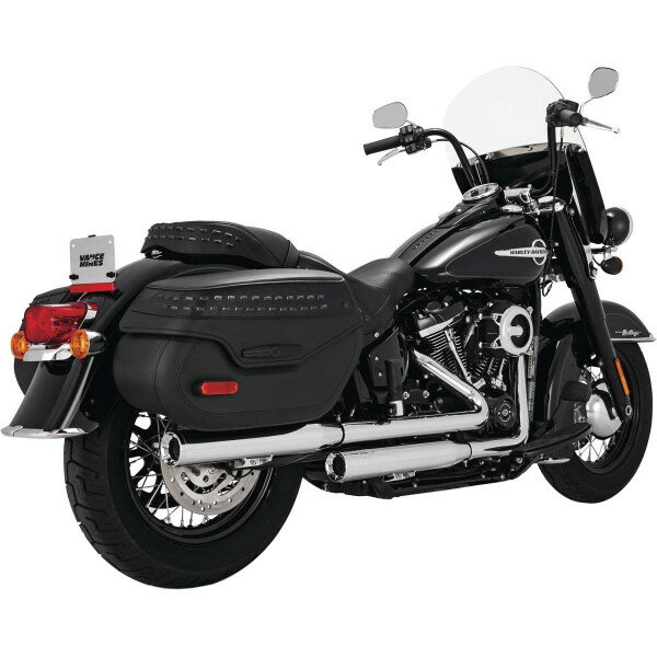 【USA在庫あり】 バンス＆ハインズ スリップオンマフラー 18年-22年 ハーレー Softail Heritage Eliminatorクローム vah16316 HD店