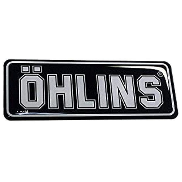 オーリンズ OHLINS エンブレムステッカー 白/黒 01196-01 HD店
