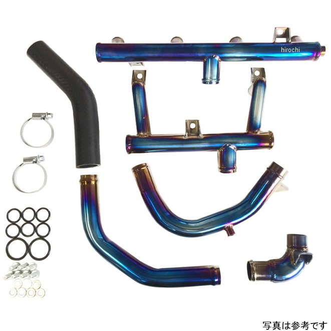 ノジマエンジニアリング ウォーターパイプセット ZRX1200R/S チタン素地 NJ-TWP608 HD店
