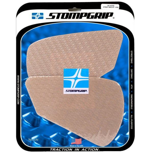 ストンプグリップ STOMPGRIP トラクションパッドタンクキット 17年-18年 R1200GS クリア 55-14-0153C HD店