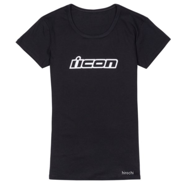 アイコン ICON 春夏モデル Tシャツ レディース CLASICON 黒 Sサイズ 3031-4171 HD店