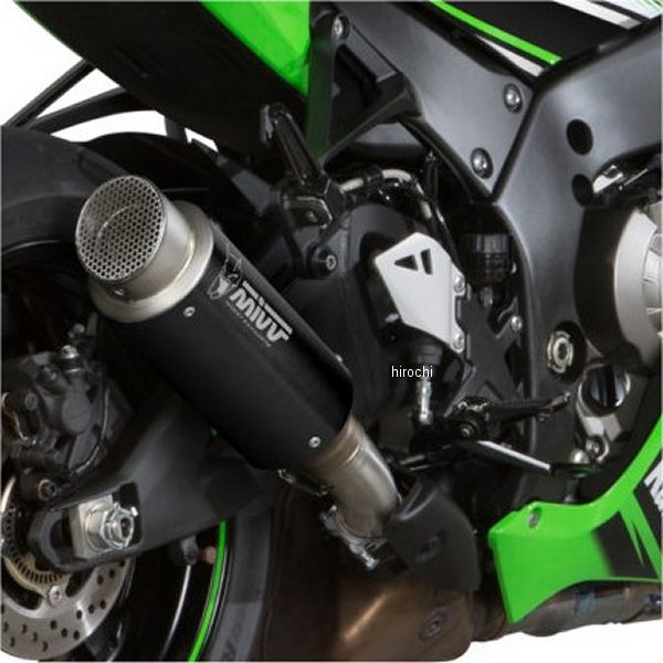 ミヴ Mivv スリップオンマフラー GP PRO BLACK 16年-22年 ZX-10RR ブラックステンレス K.042.LXBP-10RR HD店