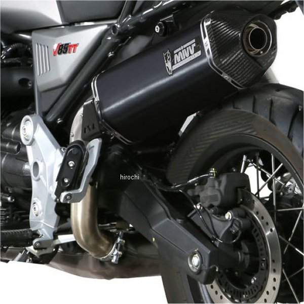 ミヴ Mivv スリップオンマフラー SPEED EDGE BLACK 19年-22年 V85TT ブラックステンレ M.013.LRB HD店