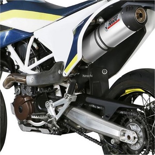 ミヴ Mivv スリップオンマフラー OVAL 触媒あり 17年-20年 701Enduro チタン HU.001.L4C-ACC.041.A1 HD店