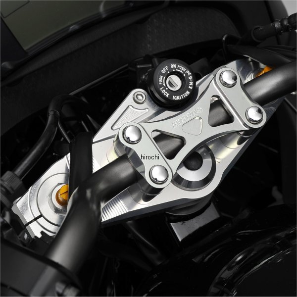アグラス AGRAS トップブリッジ アッパーブラケット付き Ninja400R 321-484-000 HD店