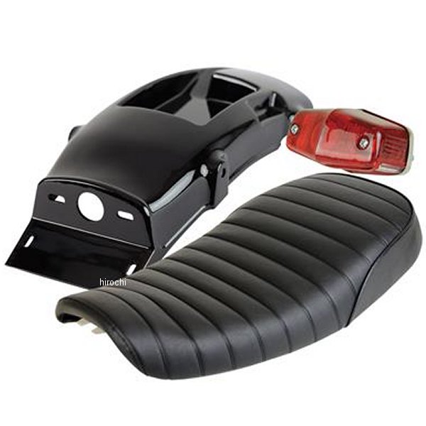 GOODS グッズ キングシート & L525フェンダーレスキット 10年-17年 SR400 黒 G3-00139 HD店