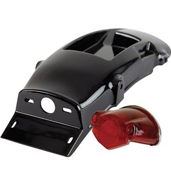 GOODS グッズ フェンダーレスキット バッテリーイン ミラー38ET 78年以降 SR500、SR400 黒塗装仕上げ G6-00246 HD店