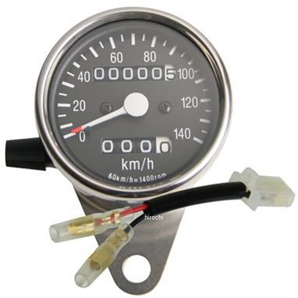 【メーカー在庫あり】 GOODS グッズ サイドマウントメーターキット φ60 トリップ付き 01年-02年 SR500、SR400 G7-00068 HD店