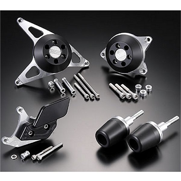 アグラス AGRAS レーシングスライダー 5点セットII ロゴ無し FZ1 黒 342-267-010B HD店