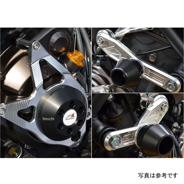 アグラス AGRAS レーシングスライダー サブフレームφ60&ジェネレーター ロゴ無し MT-07 白 342-274-017..