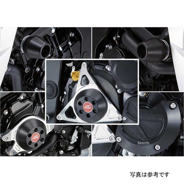 アグラス AGRAS レーシングスライダー 5点セットC φ60 ロゴ無し GSX-S750 黒 342-306-035B HD店