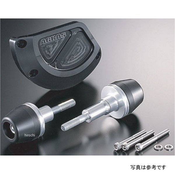 アグラス AGRAS レーシングスライダー フレーム&ジェネレーターB ロゴ有り 05年-06年 GSX-R1000 白 342-384-006X HD店