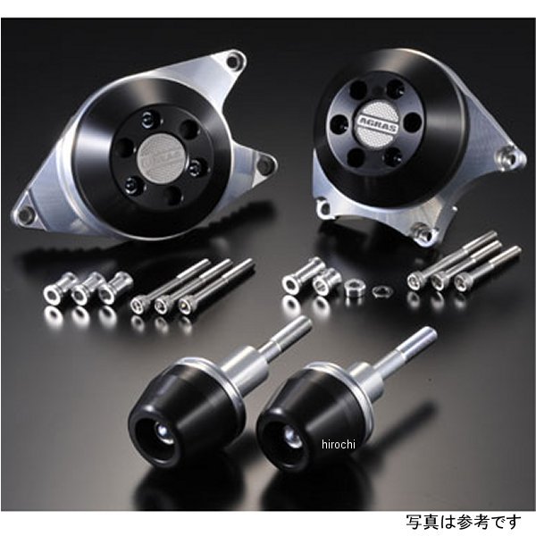 アグラス AGRAS レーシングスライダー 4点セットA ロゴ有り 09年-10年 GSX-R1000 白 342-395-012X HD店