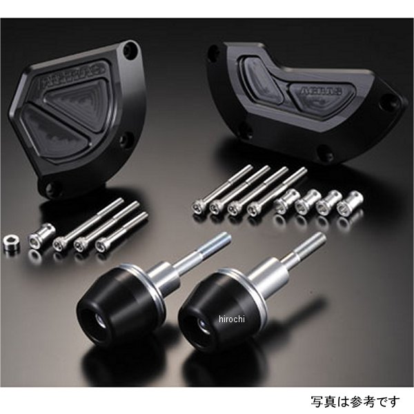 アグラス AGRAS レーシングスライダー 4点セットB ロゴ無し 09年-10年 GSX-R1000 黒 342-395-013B HD店