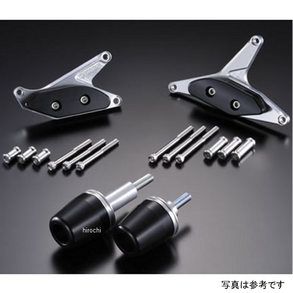 アグラス AGRAS レーシングスライダー 4点セットA ロゴ無し 08年-09年 ZX-10R 黒 342-478-011B HD店