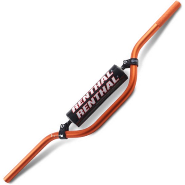 【USA在庫あり】 レンサル RENTHAL ハンドルバー 7/8インチ RC MINI オレンジ 0601-4953 HD店