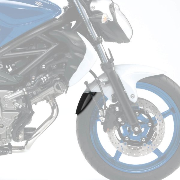 ピラミッドプラスチック Pyramid Plastics 延長フェンダー ショート 09年-15年 SFV 650 Gladius 黒 050410 HD店