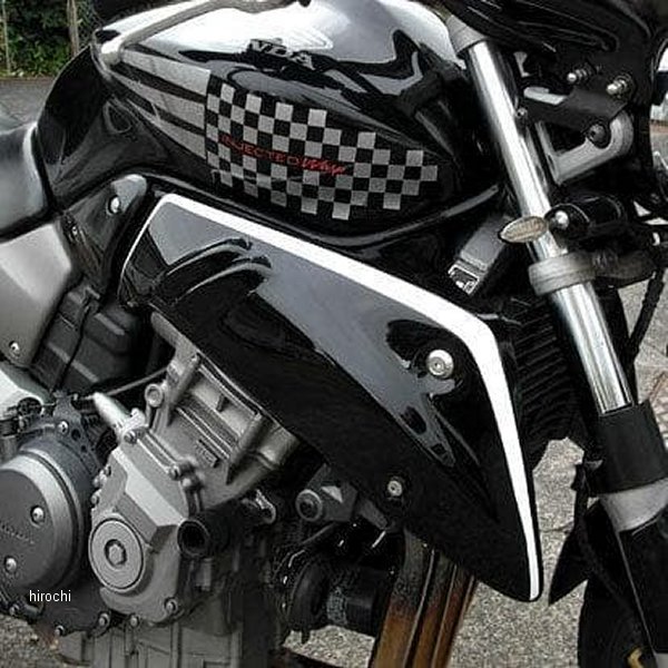 ピラミッドプラスチック Pyramid Plastics ラジエターサイドカウル 02年-07年 CB900 F Hornet 無塗装 21010U HD店