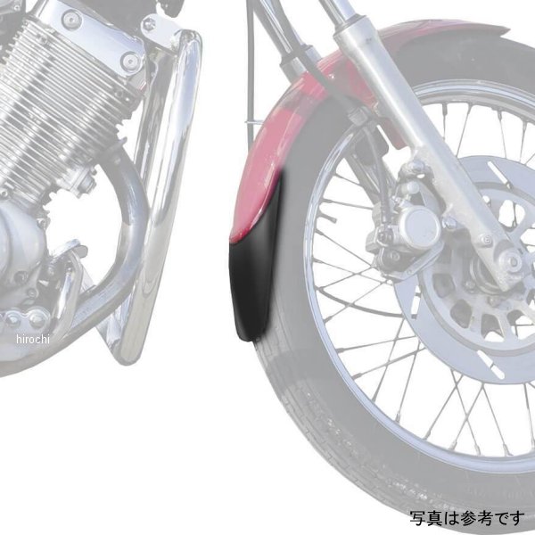ピラミッドプラスチック Pyramid Plastics 延長フェンダー ショート 87年-04年 XV 535 S Virago 黒 05208 HD店