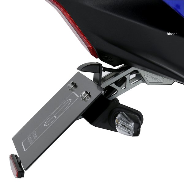 【メーカー在庫あり】 Gクラフト ビレットライセンスホルダー 22年 YZF-R7 ガンメタ 71552 HD店