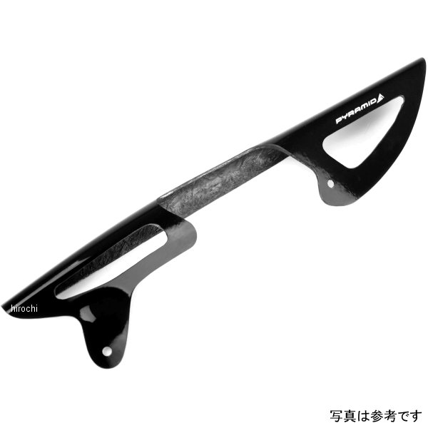 ピラミッドプラスチック Pyramid Plastics チェーンガード 01年-08年 ZRX1200 N グロスブラック 07336B HD店