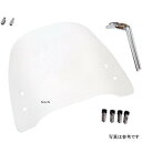 ワールドウォーク 汎用ウインドスクリーン 原付用 8mm正ネジ2個アダプター付き クリア ws-04gc-8ss HD店