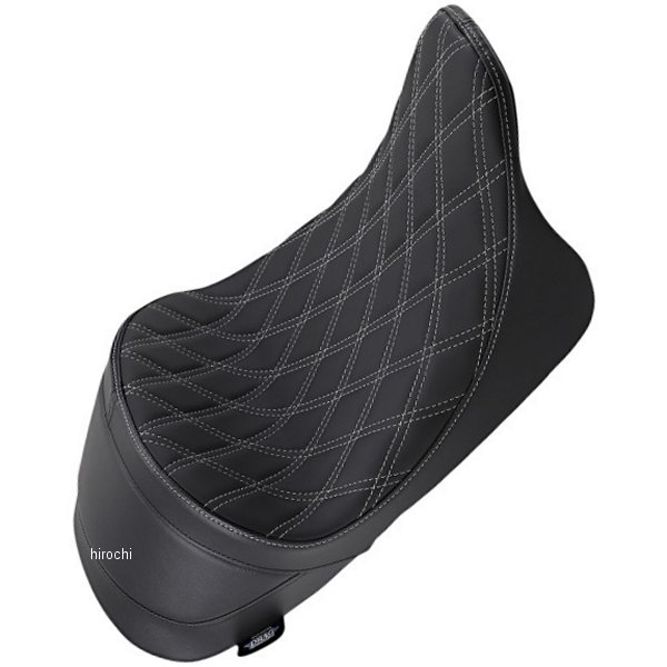 HARLEY-DAVIDSON - 【USA在庫あり】 DRAG Specialties シート フォワード ロー ソロシート ダイヤモンド ハーレー ツーリング シルバーステッチ 0801-1253 HD店