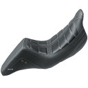 【USA在庫あり】 マスタング Mustang シート スクエアバッグ ワンピース 08年-21年 ツーリング タックロール 黒/グレーステッチ 0801-1373 HD店