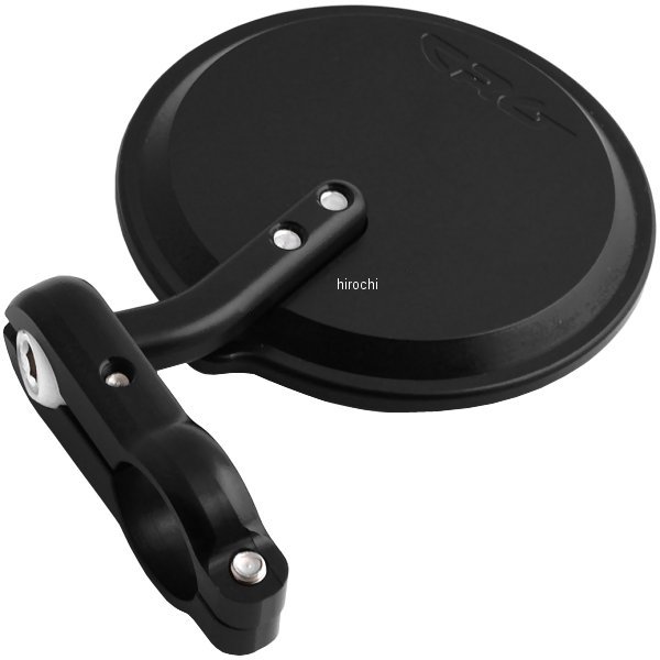 【USA在庫あり】 シーアールジー CRG バーエンド ミラー 3インチラウンド 黒(左) crgHS-100-L HD店