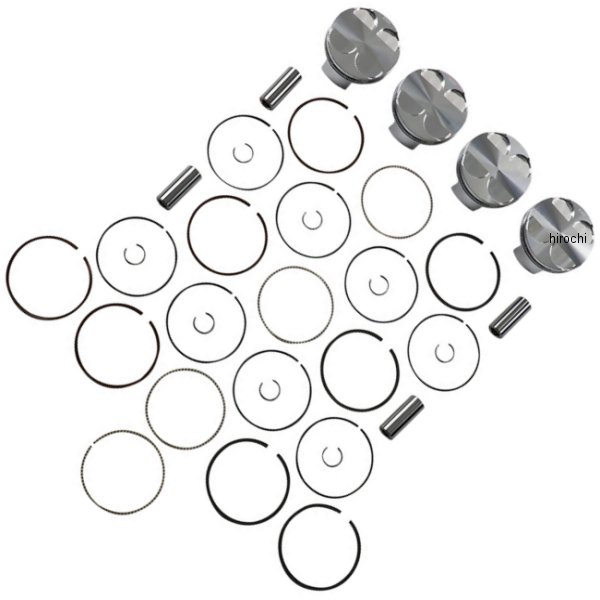 【USA在庫あり】 JEピストン ピストンキット 86mm 06年-11年 ZX-14 0910-5784 HD店