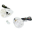 【メーカー在庫あり】 ワールドウォーク LEDウインカー hanabi 3ファンクション メッキ wled-2-3 HD店