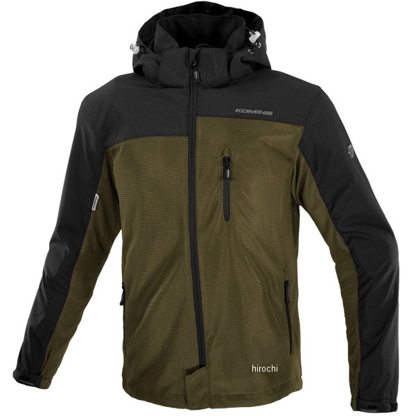 【メーカー在庫あり】 コミネ KOMINE 春夏モデル プロテクトメッシュパーカ -テン オリーブ Sサイズ JK-1143 HD店